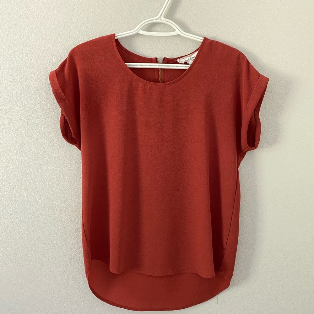 Pink Rose top- Size Small